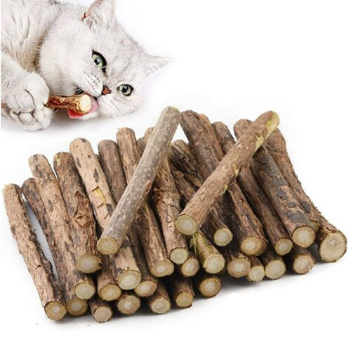 Στικ Catnip για γάτες, Βιολογικά παιχνίδια μάσημα γάτας για καλύτερη πέψη, 30 στικ