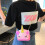Φορητό μέγεθος Unicorn Sequin Glitter Crossbody τσάντα, λαμπερή τσάντα σε σχήμα κοχυλιού με 3