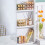 Makeup Holder for Vanity, Lipstick Organizer with Transparent Design and Open Access Structure in Durable Plastic Material, Stackable Multi Grid 8