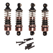Jousituksen iskunvaimennin RC-autoon, takakolmion vivusto, täysalumiiniseoksesta valmistettu öljytäytteinen iskunvaimennin, säädettävä