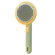 Escova autolimpante Fur Friend's Delight com cabo antiderrapante e resistente, adequada para todos os comprimentos de pelo de animais de estimação,