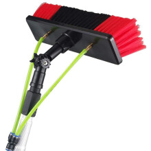 Telescopic Window Cleaning Pole 8M with 30cm Brush, Water Fed for Solar Panels and Windows