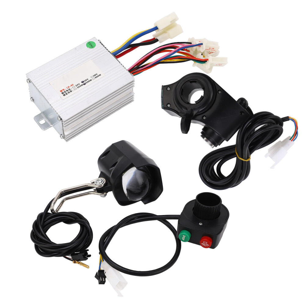 36V 500W Aluminum Bike Controller With Thumb Throttle & Multi-Protection 8411371454842
