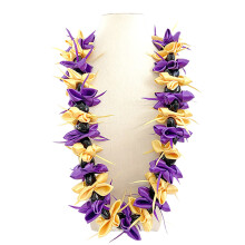 Modieuze Party Award-ketting Lintbloemkettingen-goudpaars
