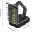 Grill Cleaning Brush with Copper Wire Bristles, Right Angle Scraper, RustResistant BBQ Tool 4