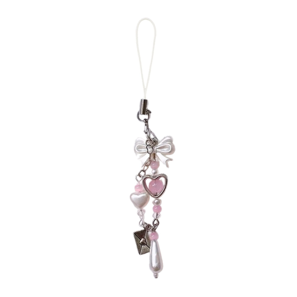 Bowknot Keychain Phone Charm Cute Butterfly Phone-Number 2 7732000831942