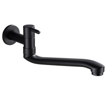 Outside Tap Portable Hand Washing Faucet, Copper Outdoor Faucet With Lock Key, Single Handle, 25 cm