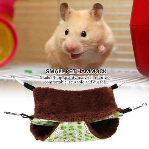 Θήκη Sugar Glider για μικρά κατοικίδια, Αιώρες για κατοικίδια, Λούτρινες διπλής 1