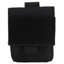 Small Utility Bag Cigarettes Holder Case Belt Bag Hunting Bag For Camping And Hiking Black