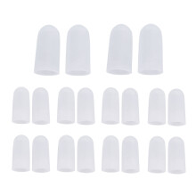 Finger Cover Protecting Finger Callus Protector Adjustable Toe Sleeve Soft Silicone High Elasticity Non Slip Washable Practical Slim Design For Foot