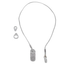 Hearing Aids Clip With Silicone Loops, Elastic Rings For Secure Attachment And Sturdy Plastic Clip Ideal For Anti Lost Lanyard Design