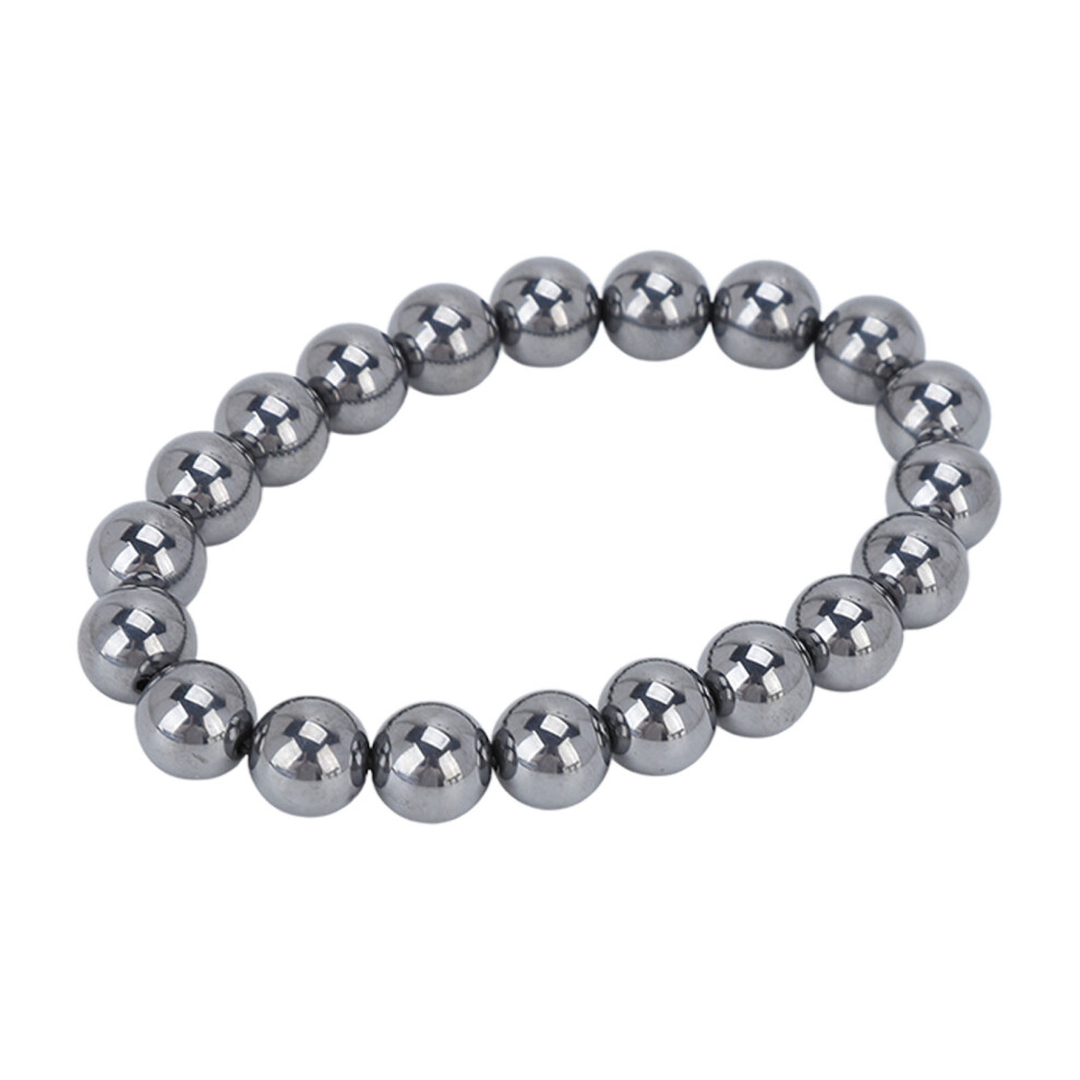 Fatigue Relief Energy Stone Bracelet for Men Women 9mm Terahertz Fashion