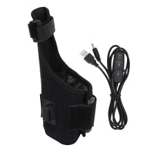 Fascia riscaldante per il polso per alleviare il dolore, tutore regolabile per il polso con ricarica USB, supporto terapeutico a compressione per