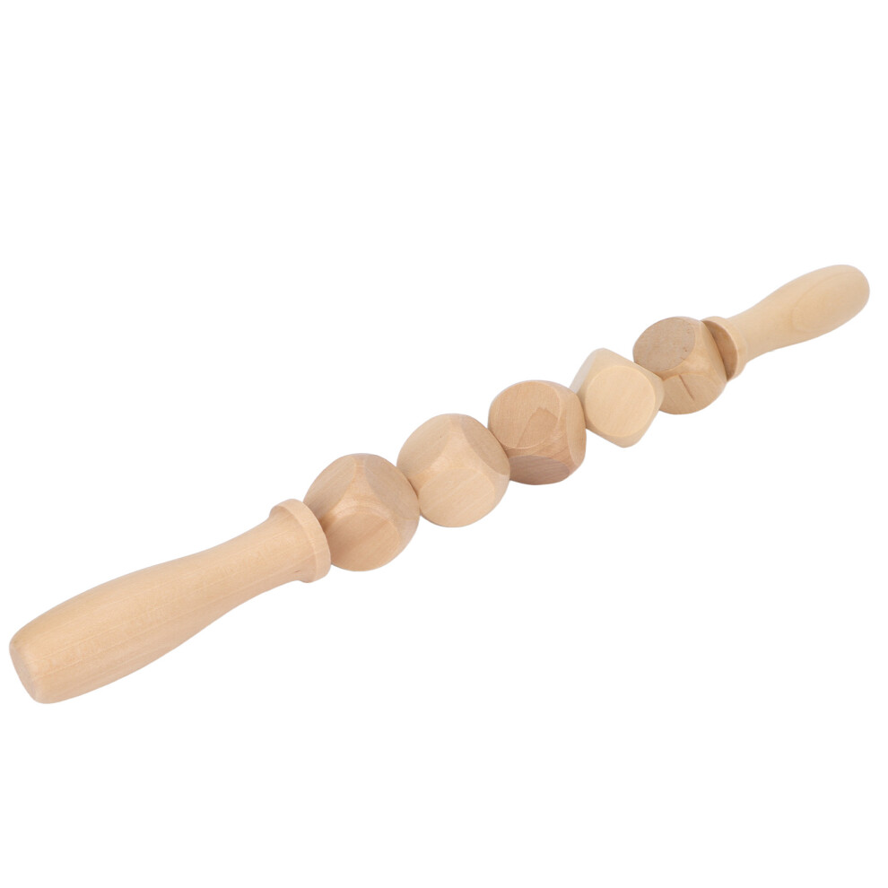 Fascia Massage Roller Stick Wood Therapy Body Shaping Tool Anti Cellulite Lymphatic Drainage Natural Massager Deep Tissue Release For Athletes And