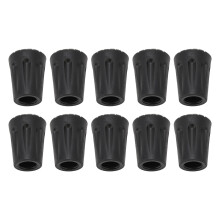 10 Stück Gummispitzen für Gehstöcke, stoßdämpfend, 3,4x2,4cm