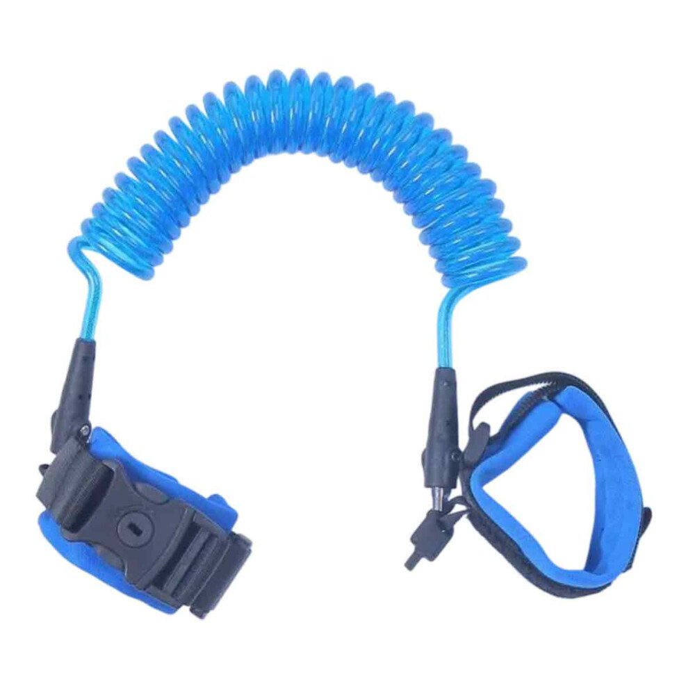 Safety Wrist Link for Kids, Toddler Safety Leash with 360 Degree Rotating Connectors Adjustable Soft Wristband Durable Anti Lost Harness, Soft &