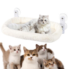 Cat Hammock Wall Mounted Window Perch For Cats With Strong Suction Cups And Breathable Warm Cat Bed