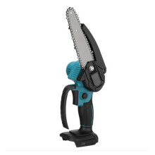 Multiple Safety Protection Electric Pruning Saw, Compact Handheld Saw with Retractable Guard and Tool-Free Chain Adjustment, Efficient Cooling System
