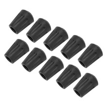 Durable Non-Slip Rubber Tips for Hiking Poles - Set of 10 Universal Fit