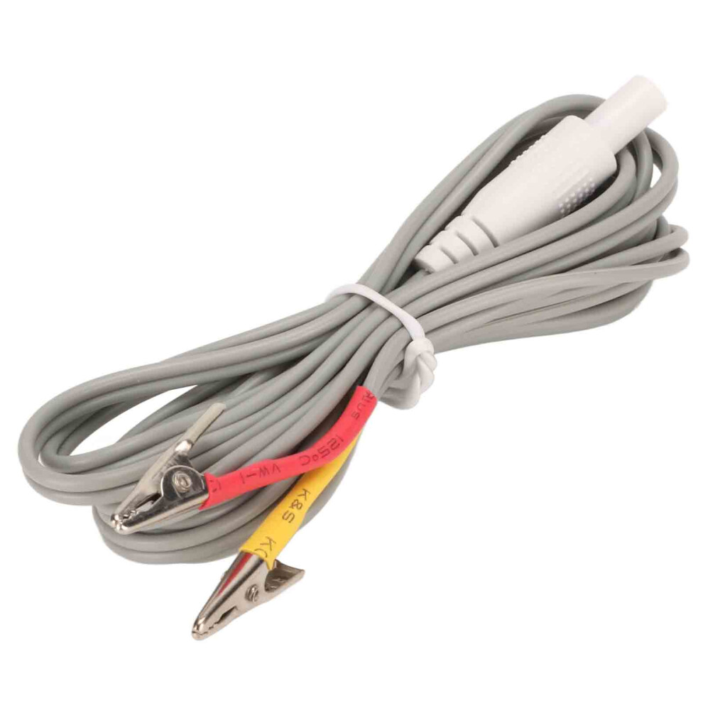 Grey 5Pcs Electrode Wires For Tens Machine, Physical Therapy Cable