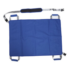 Sponge Handle Medical Transfer Sling With Webbing Shoulder Strap Protection For Easy Patient Movement And Turning In Hospitals Homes And Clinics