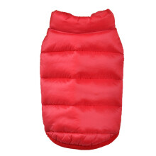 Dog Warm Fleece Vest for Large Dogs, Quilted Coats with Windproof Outer Layer and Soft Fleece Lining, Reversible Puffer Jacket for Cold Weather,