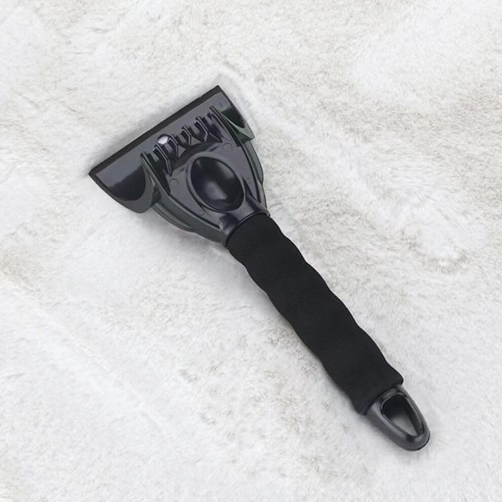 Car Snow Shovel And Ice Scraper With Ergonomic Grip For Easy Winter Snow Removal Black 9382693751003