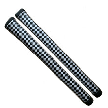 Golf Putter Grip LeatherPrint Silicone Ergonomic Lightweight White Black One Size