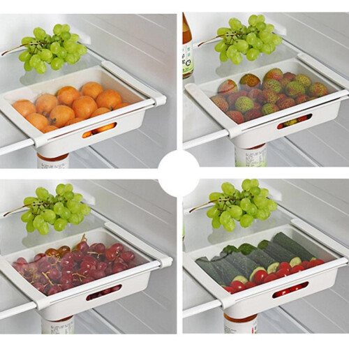 Refrigerator Drawer Type Egg Fruit Storage Box Kitchen Accessories Organizer Shelf Fridge Storage Shelf 2