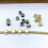 20pcs Round/Square Brass Isolate Beads for DIY-gold ball beads1 6