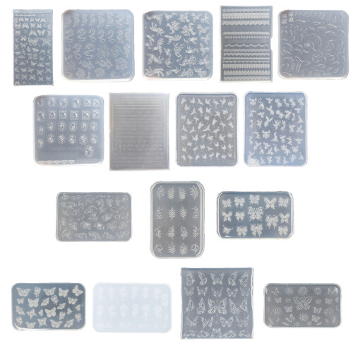Stylish Nail Art Mold for Personalized Nail Designs Durable-2 2