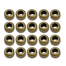 20 Stück runde/quadratische-Bronze-Kugelperlen1
