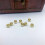20pcs Round/Square Brass Pendant Beads-bronze square beads 2 5