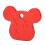 Aluminum Alloy Bear Shape Front Fork Protector for Folding Bike Red 5