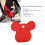 Aluminum Alloy Bear Shape Front Fork Protector for Folding Bike Red 3