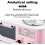 Mini Convection Oven with Adjustable Temperature Control, Even Heat Distribution, Auto Defrost 3