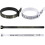 Ring Sizer with Clear Size Calibration, Adjustable Finger Measuring Tool for Jewelry Making, Black 4