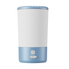Dog Paw Cleaner, Automatic Electric Pet Foot Washer, 360 Degree Cleaning Cup, Blue And White, 3.74x3.94x6.5 In, For Cats