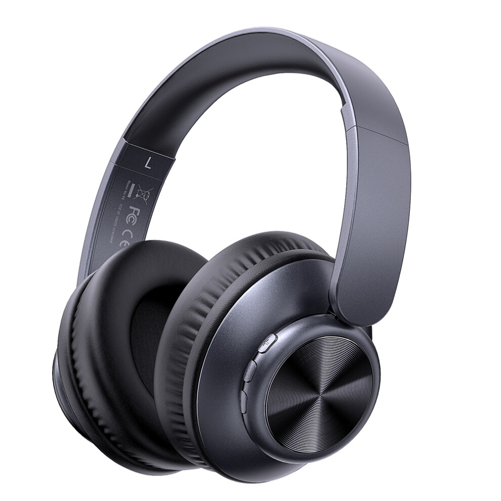 Bluetooth Headphones, 80 Hours Playtime Hi-Fi Stereo Sound With Deep Bass, Adjustable Lightweight Headphones With Microphone For Travel And Office 9482726513803
