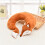 Comfort On The Go, μαξιλάρι λαιμού Fox με κλείσιμο με κούμπωμα, ιδανικό για ενήλικες και 7