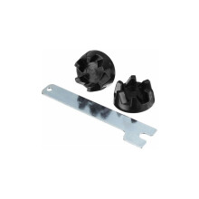 Acoplador de licuadora multimodelo compatible, repuestos, fácil instalación con dientes de goma y rosca de aluminio inversa para KitchenAid y más,