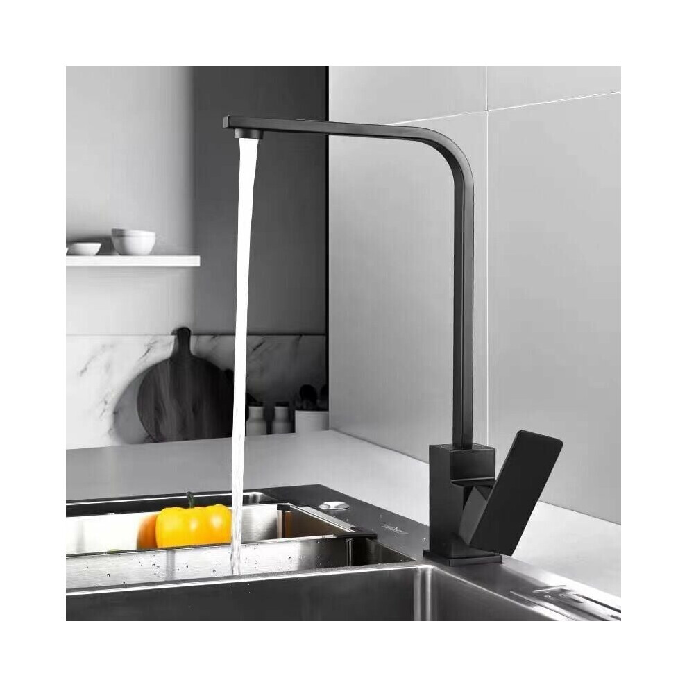 Contemporary Kitchen Faucet, Anti-Corrosion Surface With Smooth Operation, Hot And Cold Water Mixer, Easy To Use Single Lever Control 9173940472655