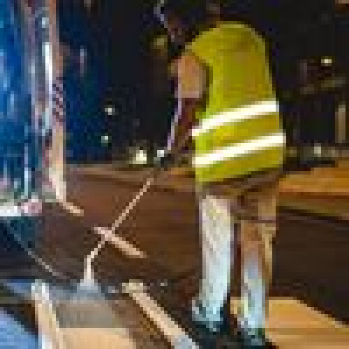 Ελαφρύ γιλέκο ασφαλείας που πλένεται στο πλυντήριο, κλείσιμο με φερμουάρ 2