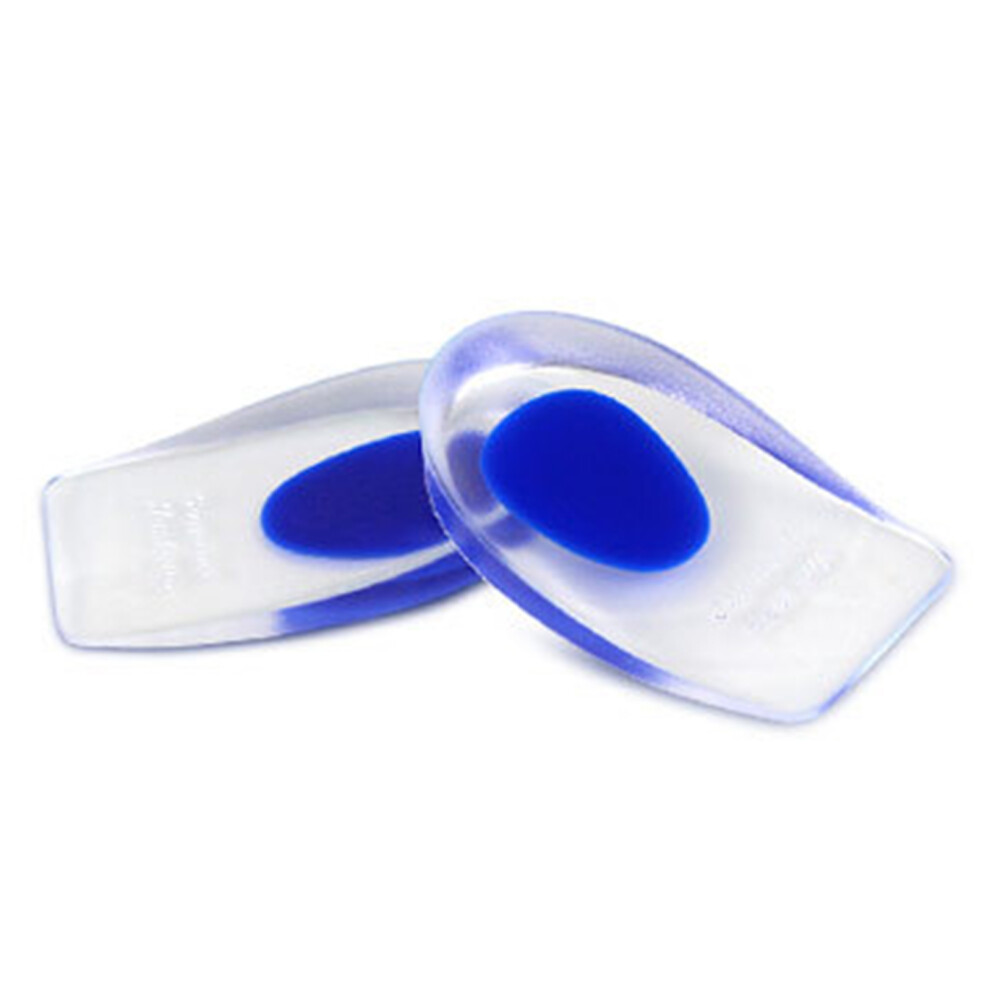 Innovative Heel Cups, U Shape Pain Relief Shock Absorption for Plantar Fasciitis, Heel Spur and Diabetic Foot, Breathable Gel Heel Support for Men