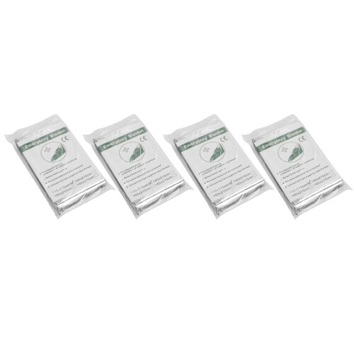 Θερμική κουβέρτα Mylar για επιβίωση έκτακτης ανάγκης, κουβέρτα από αλουμινόχαρτο, 1