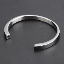 Robustes und farbechtes Erinnerungsarmband, Armband mit Schraubverschluss und Gummidichtung aus Titanstahl, Urnenanhänger zur Aufbewahrung von Asche