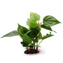 Silk Fabrics Material Aquarium Decor, Flexible Leaves with Realistic Sway in the Water, Artificial Plant Offering Hiding Spot for Fish and Reptiles,