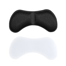 Unisex passform pustende skum hælklistremerker, selvklebende bakside hæl smertelindring for sko (1 par) for Halloween-fester for nattklubber