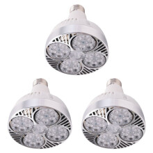 3X E27 Plant Lamp Light Bulb 35W LED Plant Grow Light Full Spectrum Warm White Light for Indoor Garden Greenhouse
