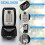 2X Key Box Wall Mounted Large Key Box Secure Waterproof Outdoor Key Box with 12 Code Rustproof Heavy Duty Key 3